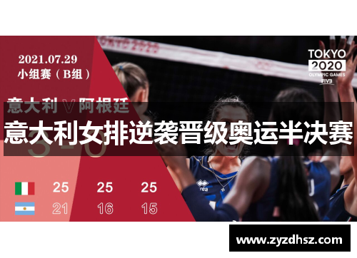 意大利女排逆袭晋级奥运半决赛